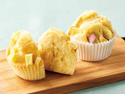 ゴロゴロさつまいものカップケーキ写真