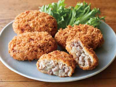 肉屋が本気で作った粗びき肉のメンチカツ写真