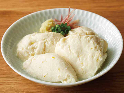 柚子入り寄せ豆腐写真