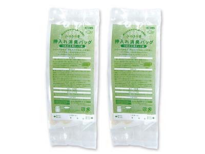 詰替用・押入れ消臭バッグ2コ入（ひのきの香り）写真