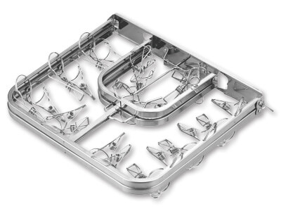 予約　からみにくいステンレスハンガー　24ピンチ写真