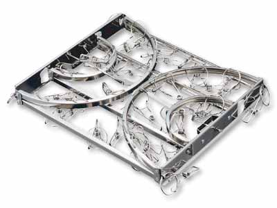 ダイレクトステンレスハンガー　32ピンチ（オーバル）写真