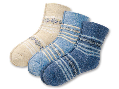 予約　つま先・かかとあったかネップソックス写真