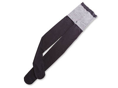 予約　裏起毛タイツ（チャコールグレー）Ｍ〜Ｌ写真