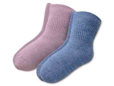 予約　日本製　ふんわりのびのびあったかソックス写真