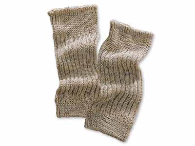 予約　オーガニックコットン混　リブアーム＆レッグカバー（ミックス）写真