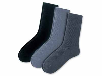 予約　日本製　薄くてもあったかソックス（メンズ　25−28CM）写真