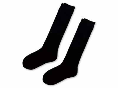 予約　日本製　薄くてもあったかハイソックス写真