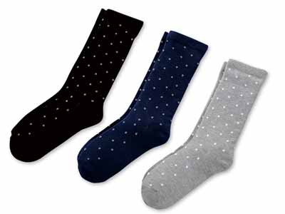 予約　日本製薄くてもあったか丈長ソックス写真