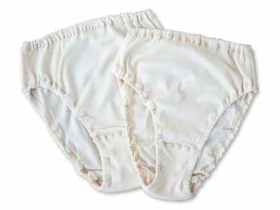 予約　レディースショーツ2枚セット（Ｍ／キナリ）写真