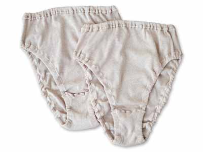 予約　レディースショーツ2枚セット（Ｍ／茶）写真