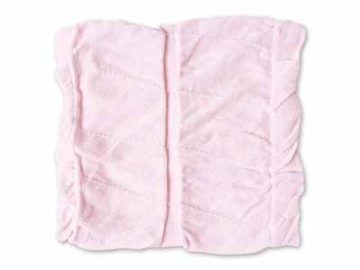 予約　日本製　シアバターなめらかネックウォーマー（ピンク）写真