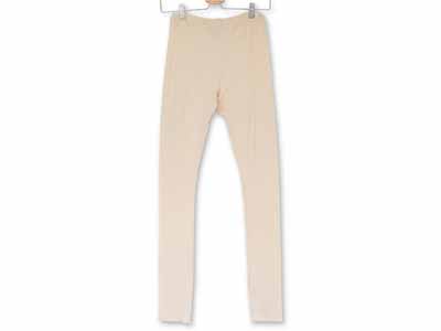 予約　ソフト接結レギンス（Ｌ）きなり写真