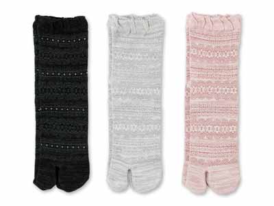 予約　日本製　やわらかコットンタビソックス写真