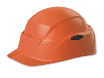 防災用ヘルメットＣｒｕｂｏ（クルボ）　オレンジ写真