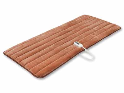 一人用電熱マットＺＭＴ−75ＣＴ（茶）写真