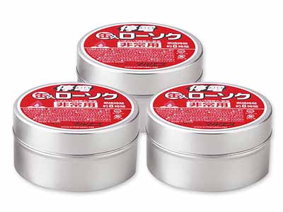 停電缶入ローソク　3コ組写真