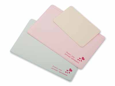 予約　通帳カードシールドケースセット　ハート写真