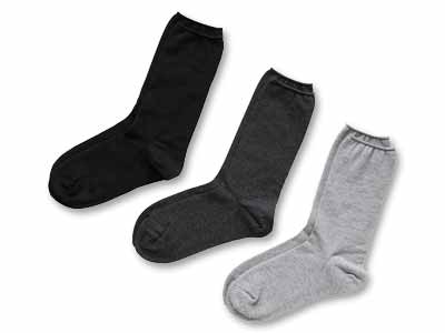 予約　日本製　綿100％ゴムなし消臭メンズソックス写真