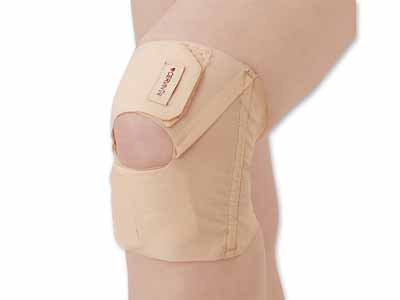 予約　【日本製】グッと支える素肌みたいな極薄ひざサポーター1枚ＬＬ写真