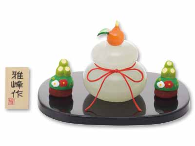 予約　ちょこっと飾れる鏡餅門松セット写真