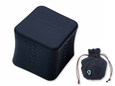 予約　ジムテリアシェイクボックス　巾着ケース付き（チャコールグレー）写真