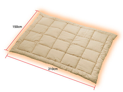 ＨＥＡＴＲＡＹ天然鉱石含有あたたか掛け布団シングル写真