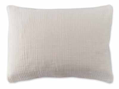 予約　三重織ガーゼピローケース【きなり】写真