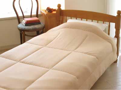 キャメル肌掛け布団シングル写真