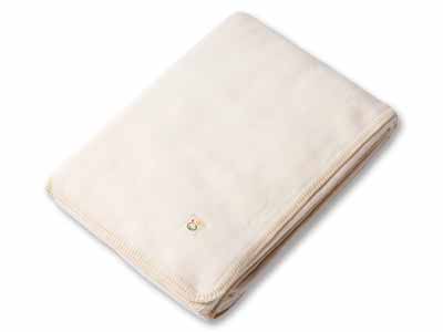 綿毛布シングル（きなり）写真