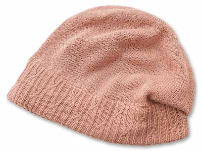 予約　すっぴん隠しコットンキャップ（ピンクベージュ）写真