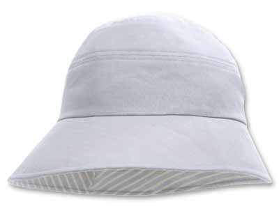 予約　手しごと工房ダンガリーＵＶ帽子（グレー）写真