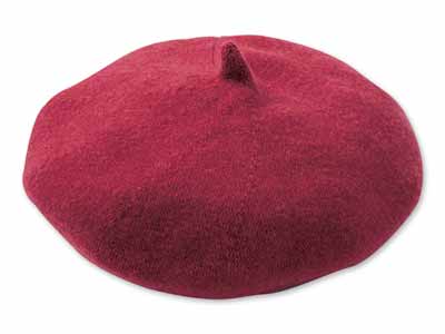 予約　アワユキ　ウールベレー　レッド写真