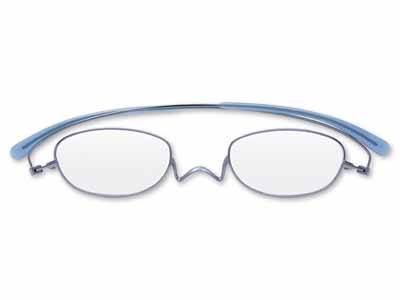 予約　ペーパーグラス　オーバル　ライトブルー　＋3.0写真