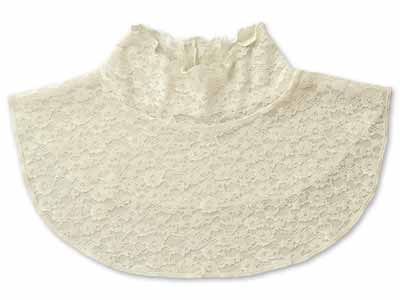 予約　首元綺麗　フォーマルネックカバー　オフホワイト写真