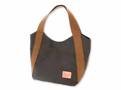 予約　倉敷産帆布デイリートート　モカグレー写真