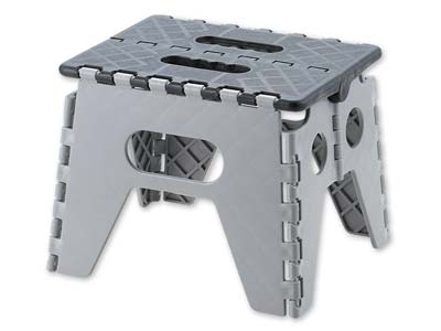 予約　折りたたみ式踏み台のっか郎　ブラック写真