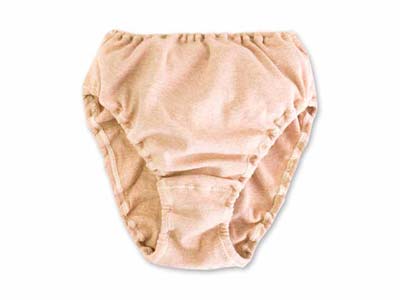 予約　レディスショーツ　茶Ｌ写真