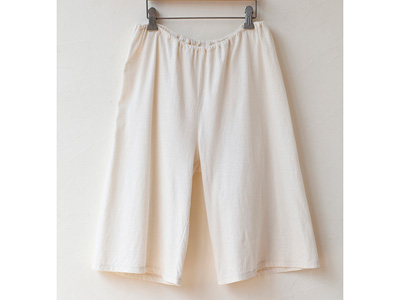 予約　ペチコートパンツ薄手天竺【Ｍ／キナリ】写真