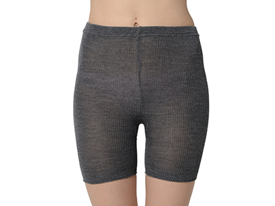 予約　ウール混オーバーパンツ（チャコールグレー）写真