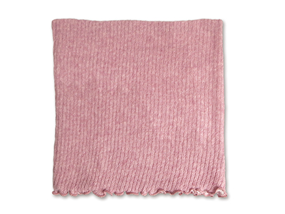 予約　シルク＆ＯＣ混二重織ネックウォーマー（ライトピンク）写真