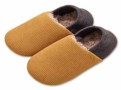 予約　極暖　バブーシュ　マスタード写真