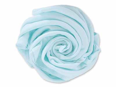 予約　やわらか〜いガーゼの大判バスタオル（水色）写真