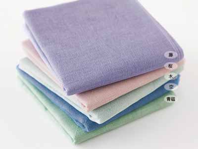 予約　かや棉ふきん（青磁）写真