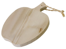 予約　青森ひばりんごのカッティングボード写真