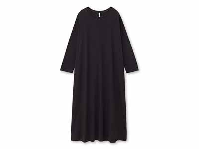 予約　ＯＣワイドシルエットドレス・ブラック・Ｍ写真