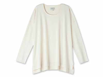 予約　ＯＣニットドロップショルダープルオーバー・生成り・Ｍ写真