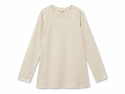 予約　ＯＣ　天竺フレアトップ・ベージュ・Ｍ写真