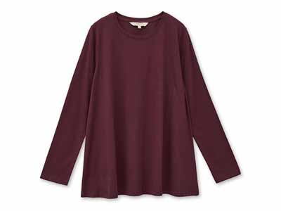 予約　ＯＣ　天竺フレアトップ・バーガンディ・Ｍ写真