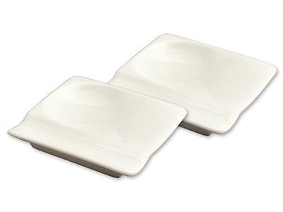 予約　重宝皿　2枚セット（ホワイト）写真